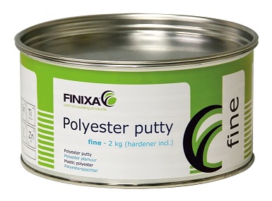 FINIXA FINE POLYESTER PUTTY 2KG + HARDENER 